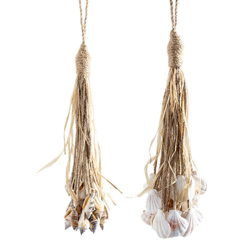 Coastal Shell Tassel Hanging Ornament