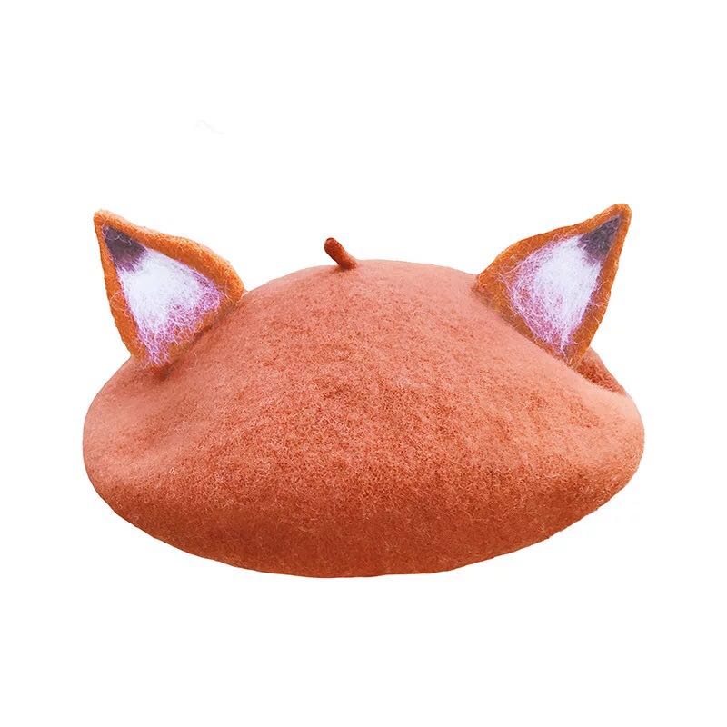 Storybook Fox Wool Beret