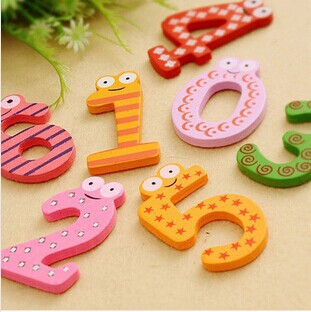 Wooden Magnetic Number OR Letter Sets
