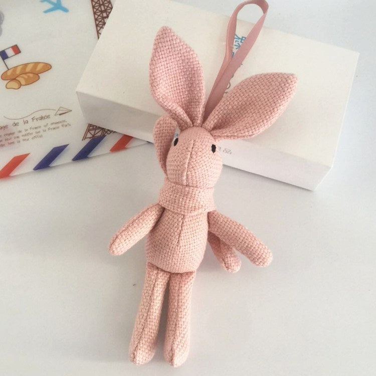 The Little Hare – Textured Linen Rabbit Companion - Multiple Colors