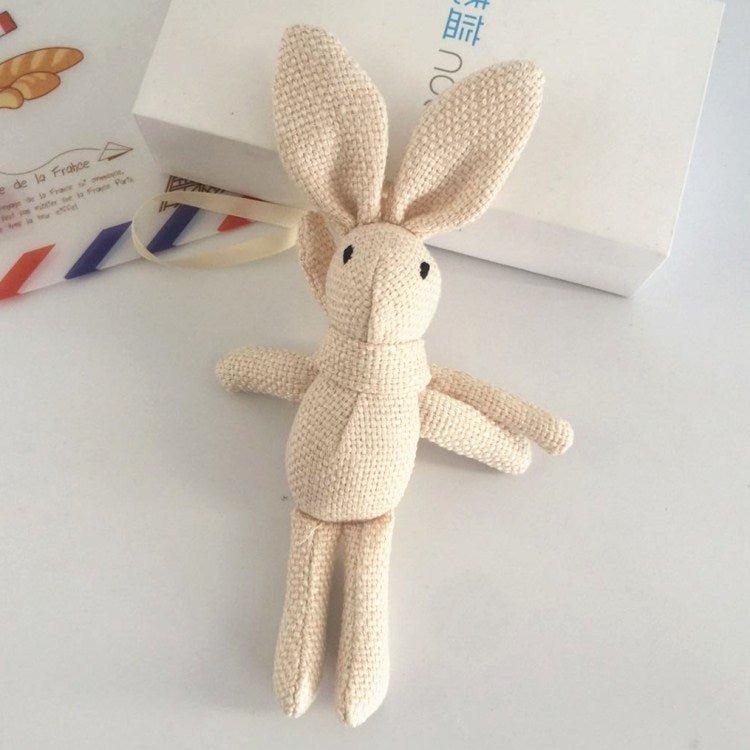The Little Hare – Textured Linen Rabbit Companion - Multiple Colors