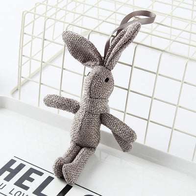The Little Hare – Textured Linen Rabbit Companion - Multiple Colors