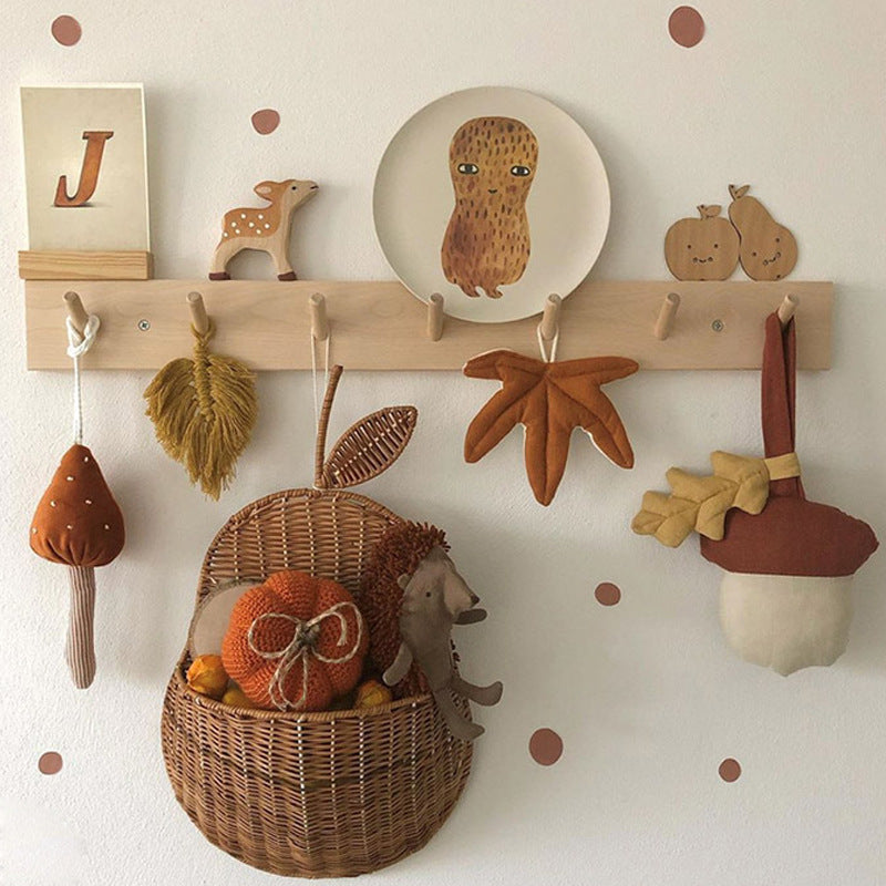 Textured Hedgehog Plush – Linen Blend Nursery Companion (23 cm)