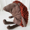 Textured Hedgehog Plush – Linen Blend Nursery Companion (23 cm)