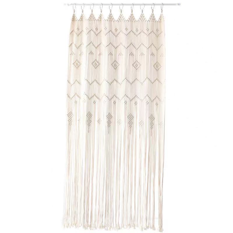 Handwoven Nordic Cotton Door Curtain