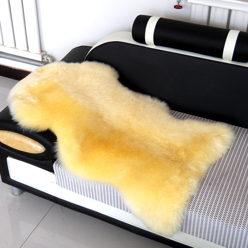 Natural Sheepskin Wool Throw