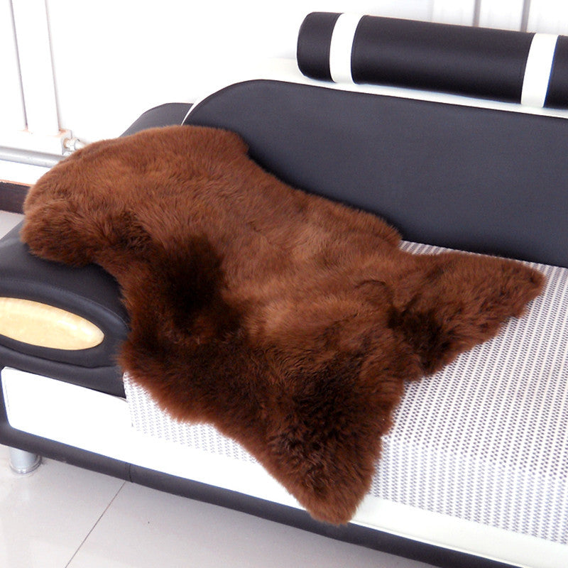 Natural Sheepskin Wool Throw