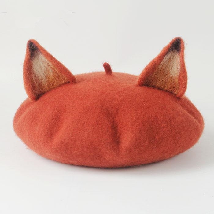 Storybook Fox Wool Beret