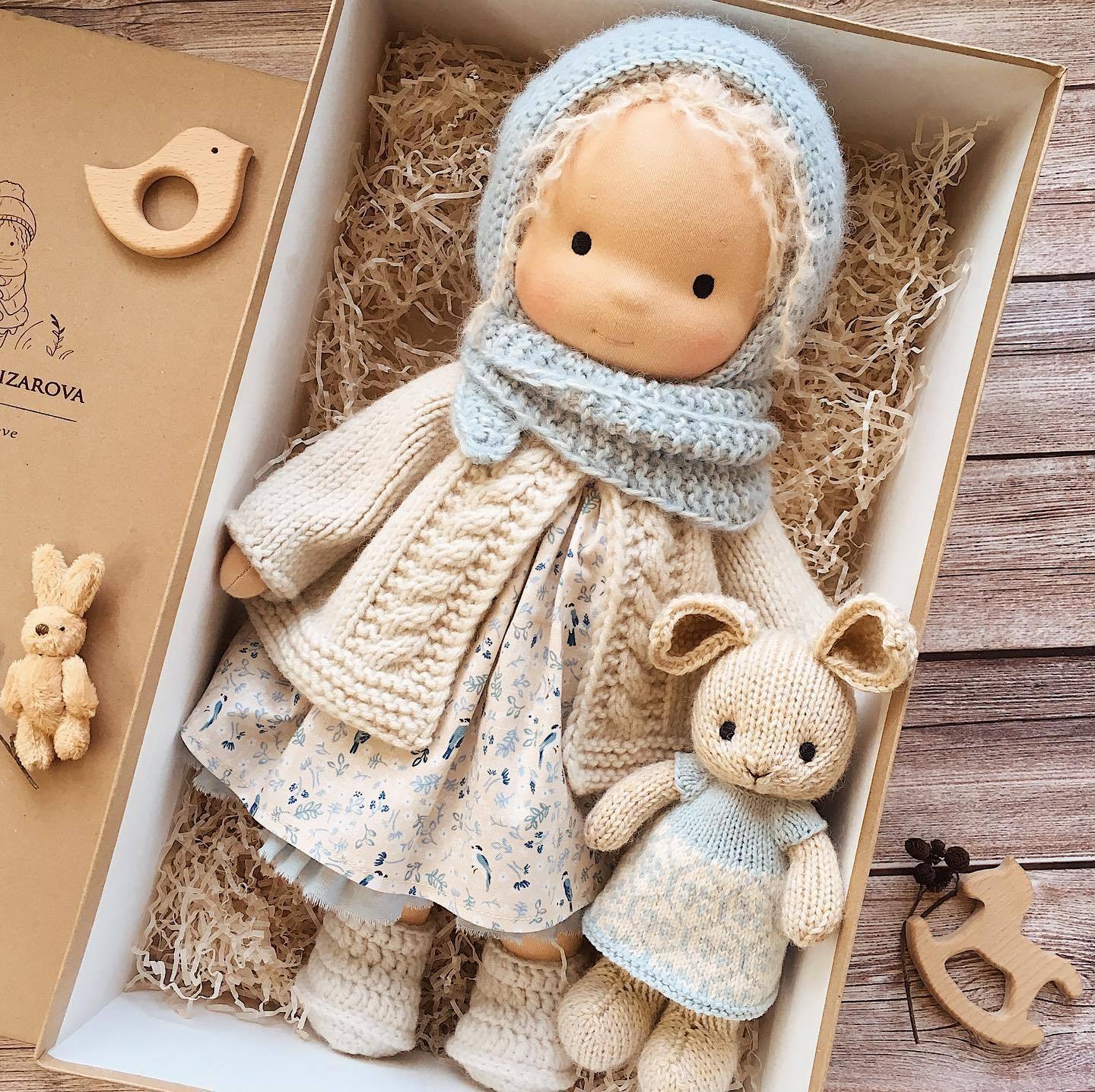 Storybook Winter Doll - Keepsake Collection -  Waldorf Handmade Plush