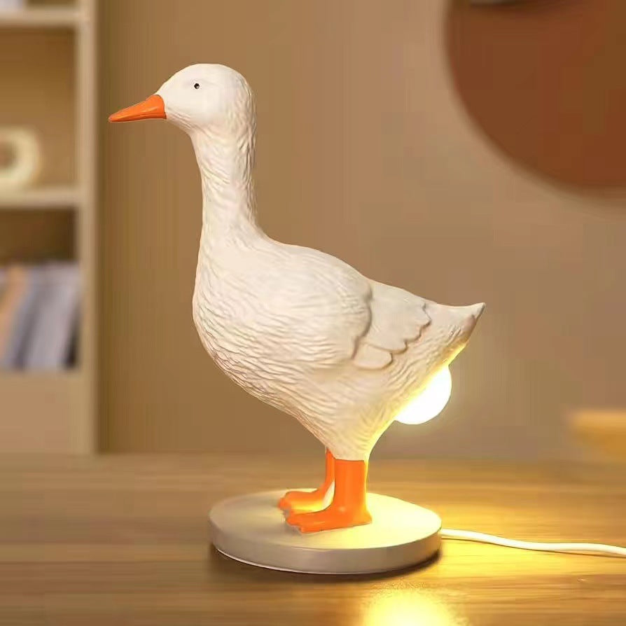 The Golden Goose Lamp – Whimsical Duck Table Light