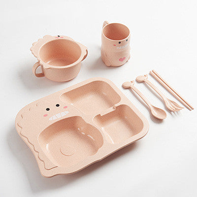 Tiny Dino Divided Plate Set – Eco-Friendly Kids Dinnerware