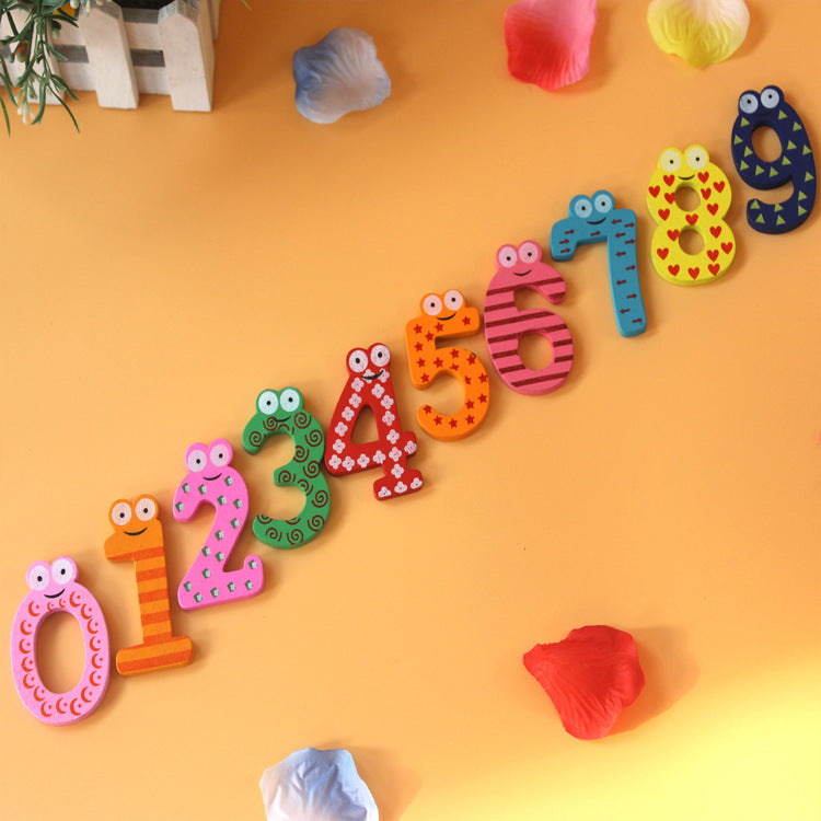 Wooden Magnetic Number OR Letter Sets