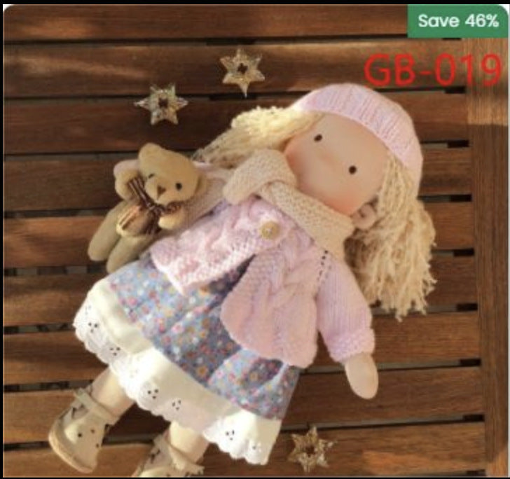 Storybook Winter Doll - Keepsake Collection -  Waldorf Handmade Plush