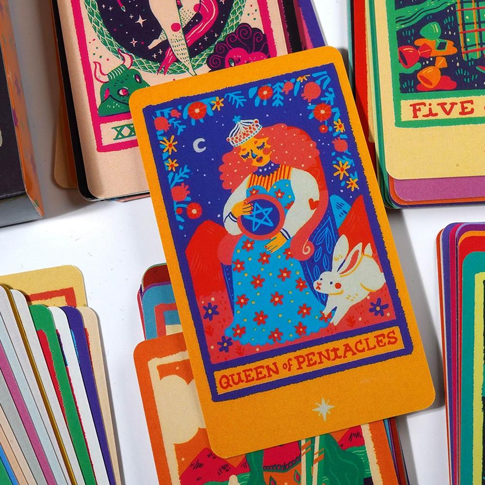 Rainbow Tarot Deck – Bold Illustrated Tarot Cards