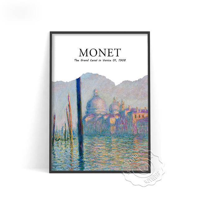 Monet Impressionist Landscape – Gallery Canvas