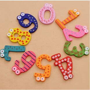 Wooden Magnetic Number OR Letter Sets