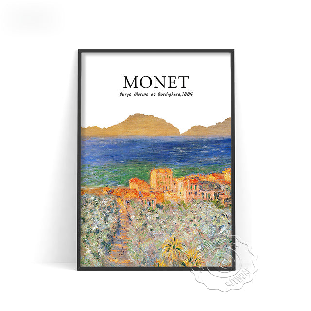 Monet Impressionist Landscape – Gallery Canvas