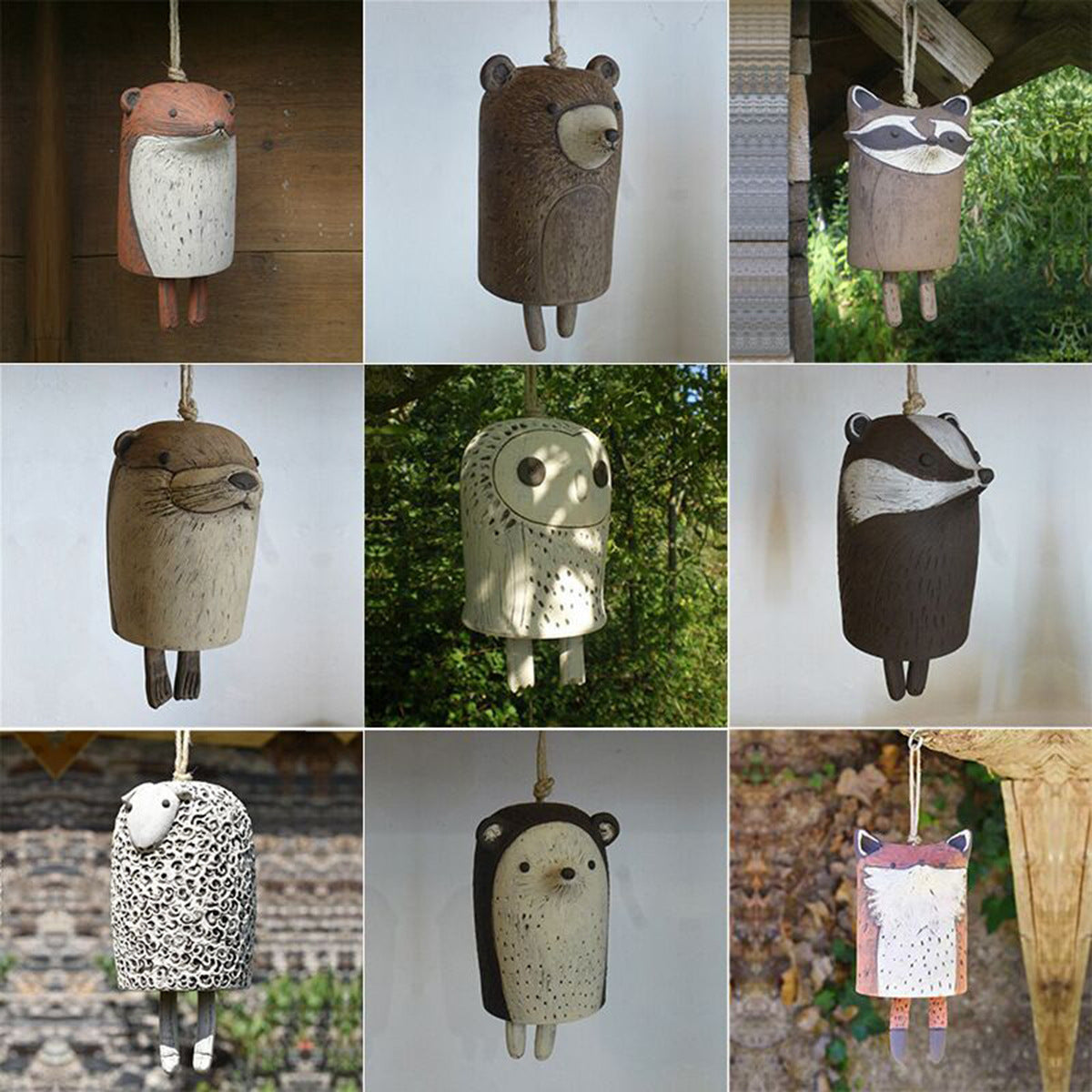 Storybook Forest Resin Wind Chime