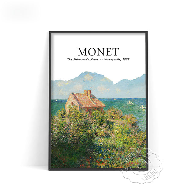 Monet Impressionist Landscape – Gallery Canvas