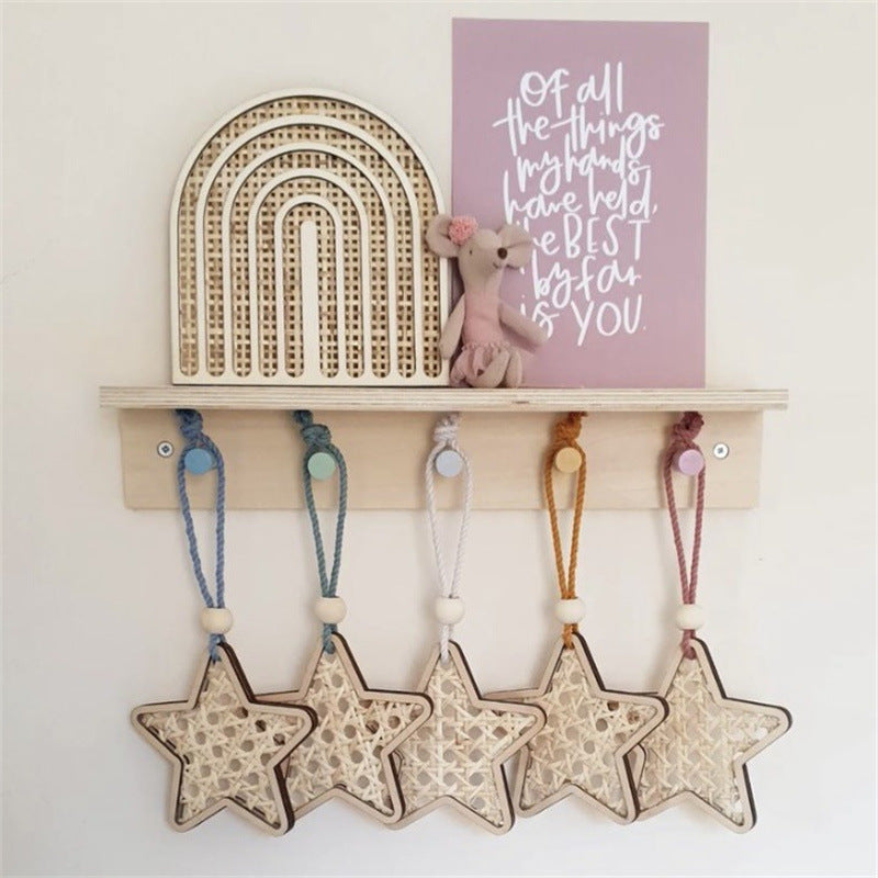 Woodland Rattan Nursery Wall Decor Set