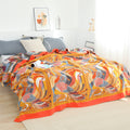 Bird & Botanical Cotton Gauze Quilt