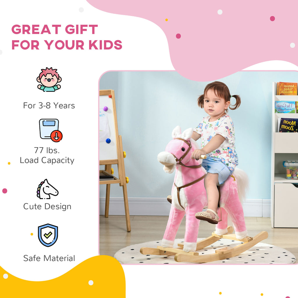 Blush Meadow Rocking Horse