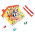 Wooden Bee Sorting Game – Fine Motor Clamp Toy