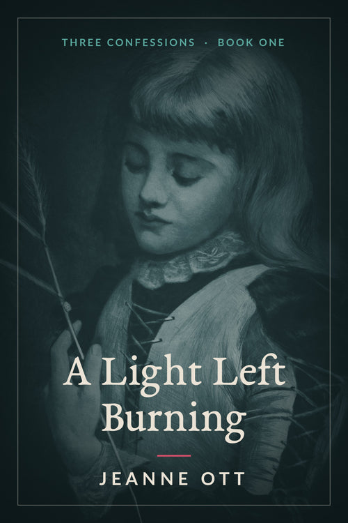 A Light Left Burning by Jeanne Ott, front cover