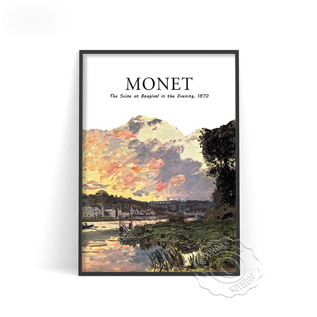 Monet Impressionist Landscape – Gallery Canvas
