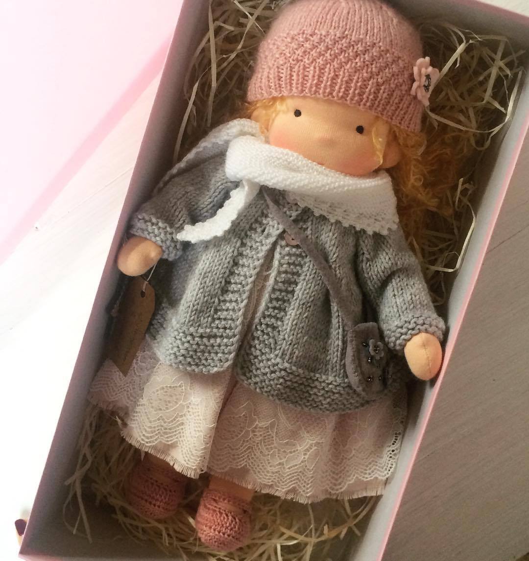 Storybook Winter Doll - Keepsake Collection -  Waldorf Handmade Plush