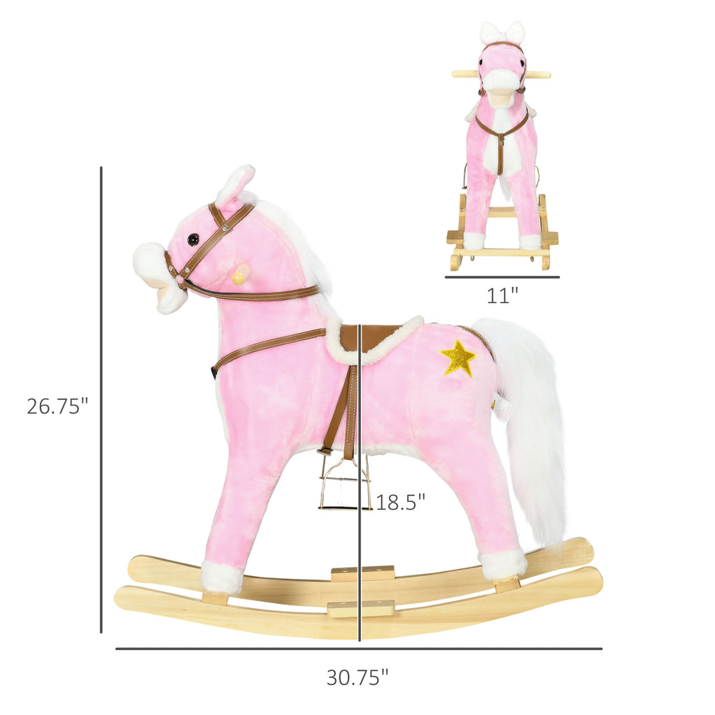 Blush Meadow Rocking Horse