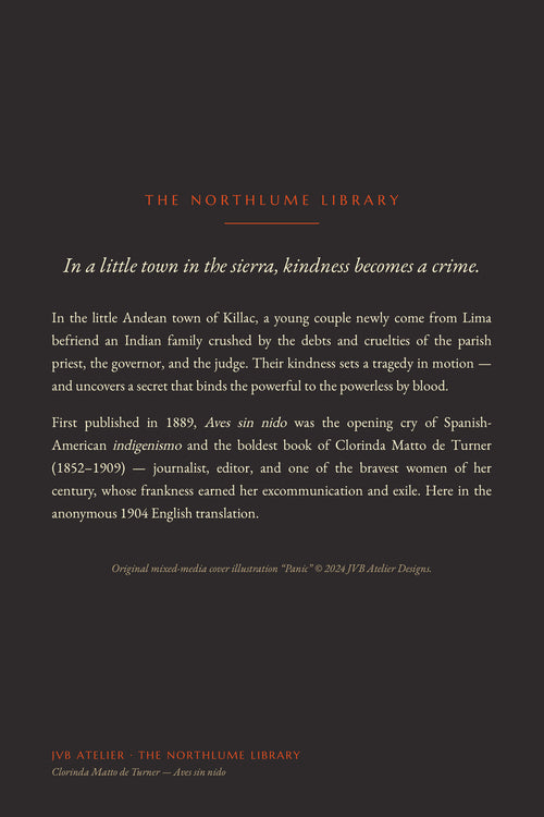Birds Without a Nest, back cover