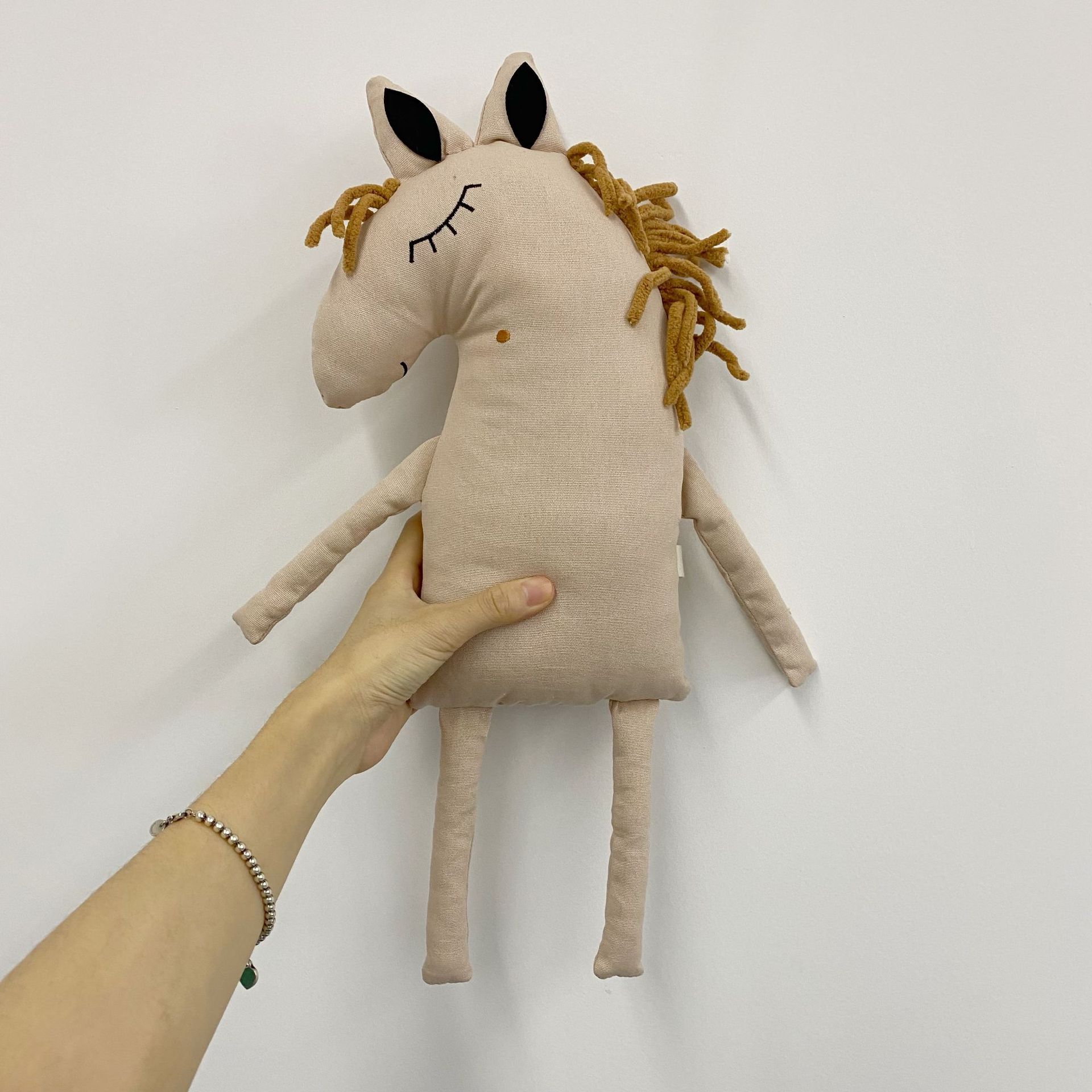 Linen Horse Comfort Doll – Soft Nursery Companion (45 cm)