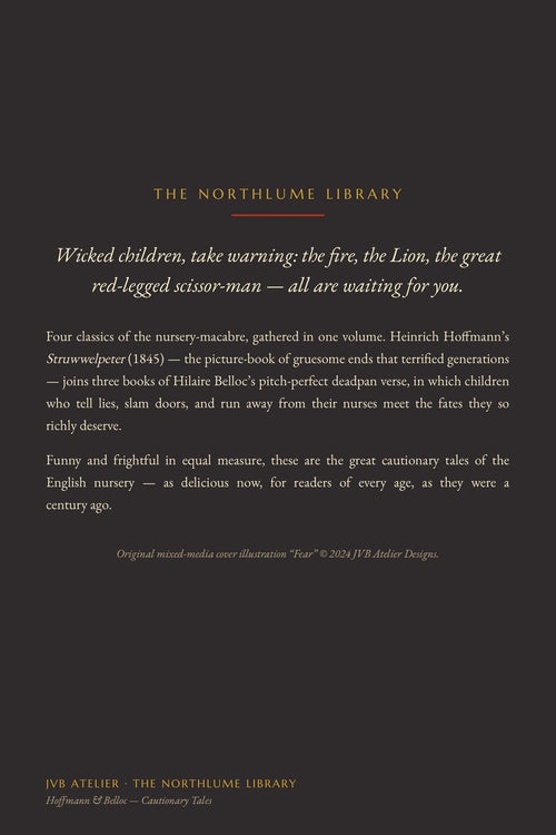 Cautionary Tales: Verses for Wicked Children, back cover