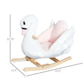 Blush Swan Rocker