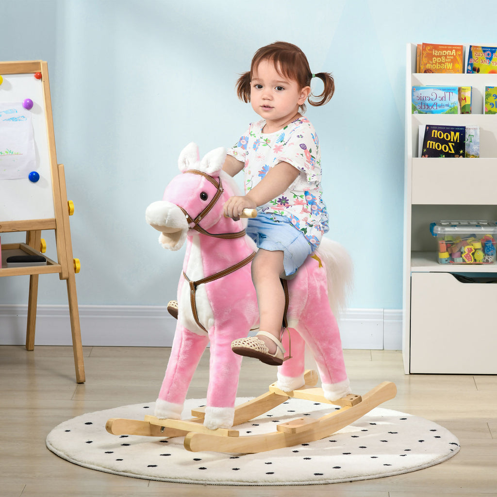 Blush Meadow Rocking Horse