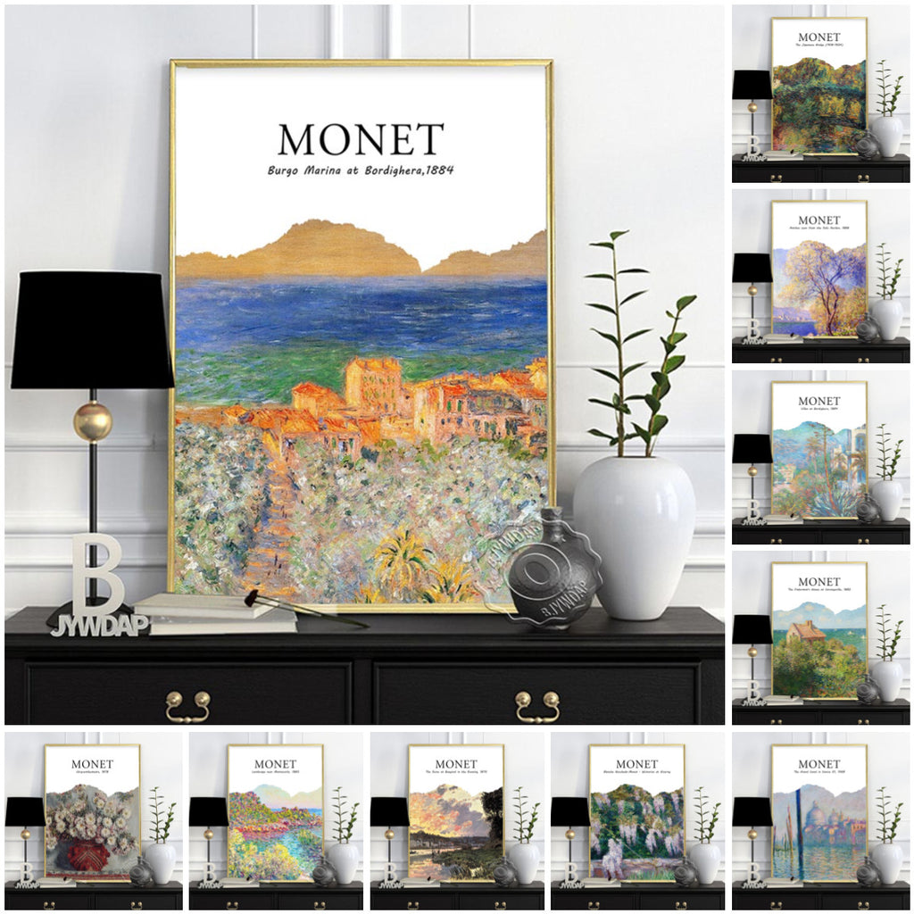 Monet Impressionist Landscape – Gallery Canvas
