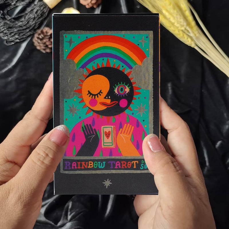 Rainbow Tarot Deck – Bold Illustrated Tarot Cards