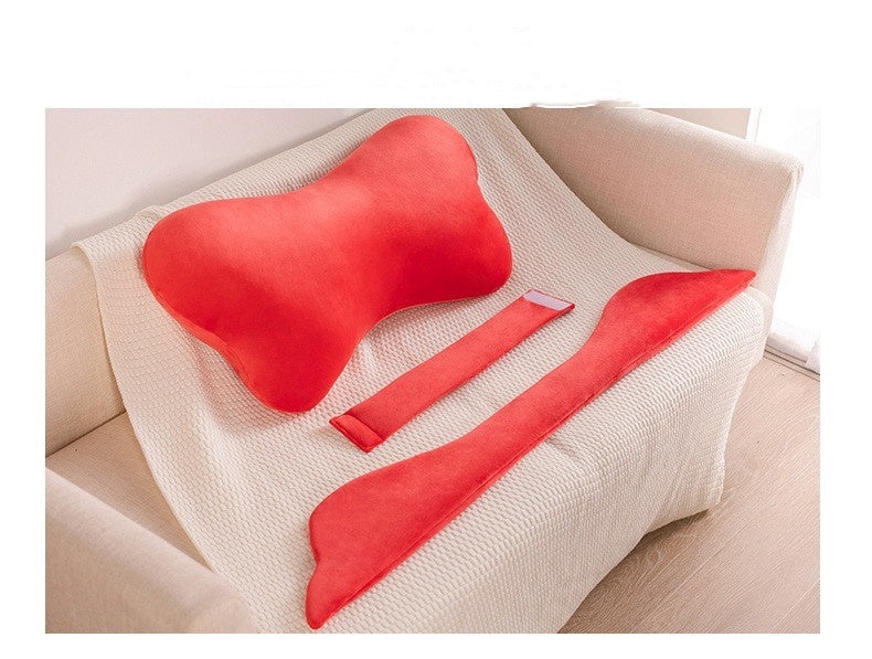 Velvet Bow Accent Cushion