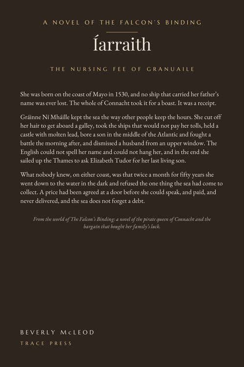 Íarraith, back cover