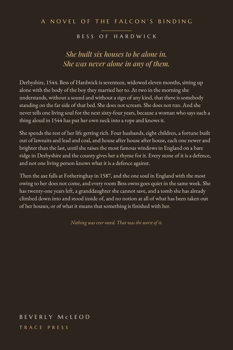 More Glass Than Wall, back cover