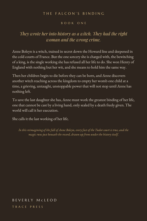 One Crowned, back cover