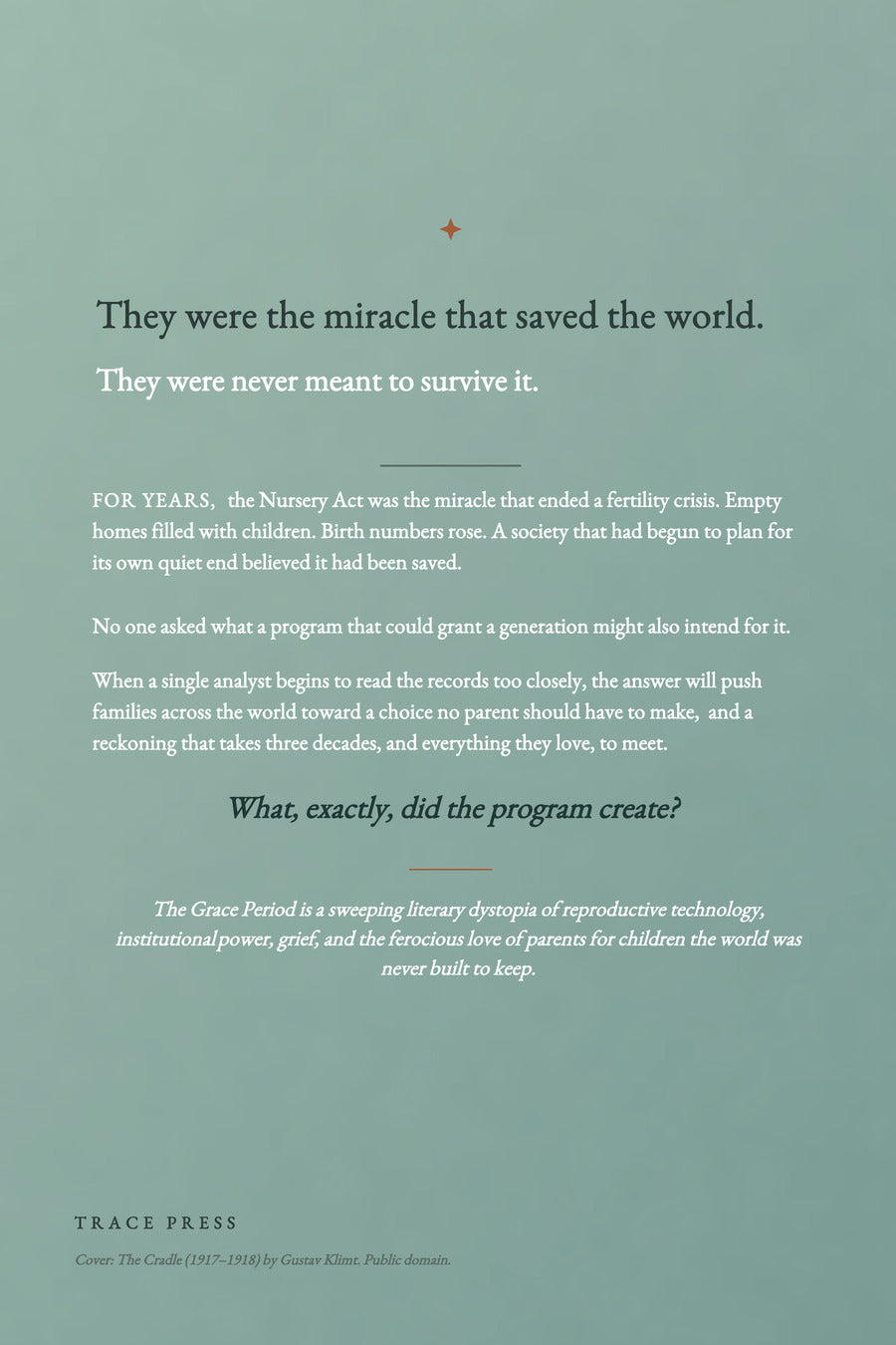 The Grace Period, back cover