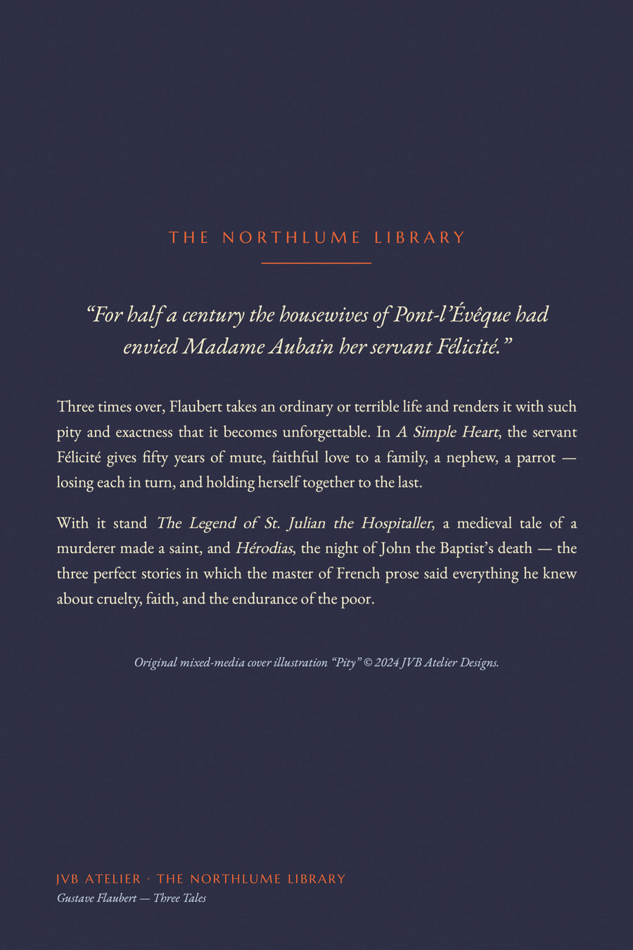 Three Tales, back cover